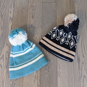 Vintage Wool Knit PomPom Hats